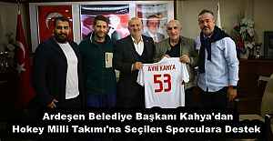 Ardeşen Belediye Başkanı Kahya'dan Hokey Milli Takımı'na Seçilen Sporculara Destek 