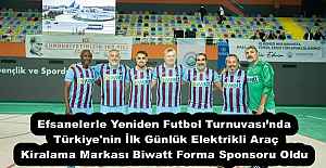 Efsanelerle Yeniden Futbol Turnuvası’nda Türkiye'nin İlk Günlük Elektrikli Araç Kiralama Markası Biwatt Forma Sponsoru Oldu