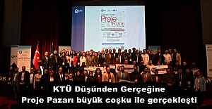 KTÜ Düşünden Gerçeğine Proje Pazarı büyük coşku ile gerçekleşti