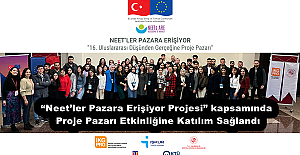 “Neet’ler Pazara Erişiyor Projesi” kapsamında Proje Pazarı Etkinliğine Katılım Sağlandı