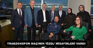 TRABZONSPOR MAÇININ ‘ÖZEL’ MİSAFİRLERİ VARDI