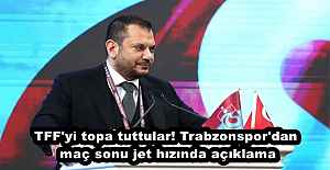TFF'yi topa tuttular! Trabzonspor'dan maç sonu jet hızında açıklama