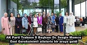 AK Parti Trabzon İl Başkanı Dr. Sezgin Mumcu  Özel Gereksinimli ailelerle bir araya geldi