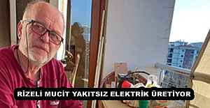RİZELİ MUCİT YAKITSIZ ELEKTRİK ÜRETİYOR