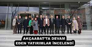 AKÇAABAT’TA DEVAM EDEN YATIRIMLAR İNCELENDİ
