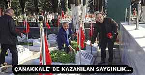 ÇANAKKALE’ DE KAZANILAN SAYGINLIK…