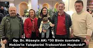 Op. Dr. Hüseyin AK: 30 Binin üzerinde...