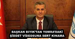 BAŞKAN BIYIK’TAN YOMRA’DAKİ ŞİDDET VİDEOSUNA SERT KINAMA