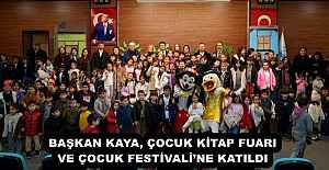 BAŞKAN KAYA, ÇOCUK KİTAP FUARI VE ÇOCUK FESTİVALİ’NE KATILDI