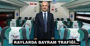 RAYLARDA BAYRAM TRAFİĞİ…