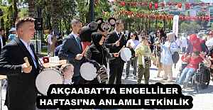 AKÇAABAT’TA ENGELLİLER HAFTASI’NA ANLAMLI ETKİNLİK