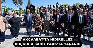 AKÇAABAT’TA HIDIRELLEZ COŞKUSU SAHİL PARK’TA YAŞANDI