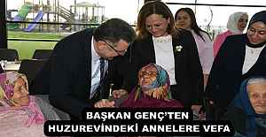 BAŞKAN GENÇTEN HUZUREVİNDEKİ ANNELERE VEFA