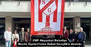 CHP Akçaabat Belediye Meclis Üyeleri’nden Sebat Gençlik’e destek:
