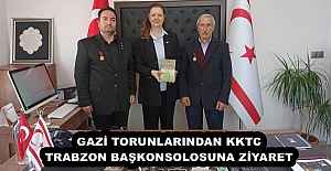 GAZİ TORUNLARINDAN KKTC TRABZON BAŞKONSOLOSUNA...