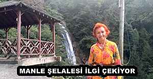 MANLE ŞELALESİ İLGİ ÇEKİYOR