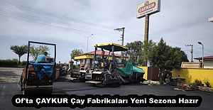 Of#039;ta ÇAYKUR Çay Fabrikaları...