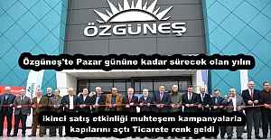 Özgüneş#039;te Pazar gününe kadar...