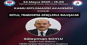 SOYLU, TRABZON’DA GENÇLERLE BULUŞACAK