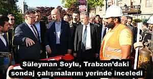 Süleyman Soylu, Trabzon’daki sondaj çalışmalarını yerinde inceledi