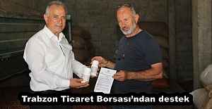 Trabzon Ticaret Borsasından destek