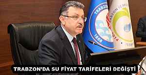 TRABZON’DA SU FİYAT TARİFELERİ DEĞİŞTİ