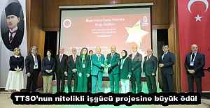 TTSOnun nitelikli işgücü projesine büyük ödül