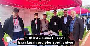 TÜBİTAK Bilim Fuarına hazırlanan projeler sergileniyor