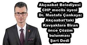 Akçaabat Belediyesi  CHP meclis üyesi  Dr. Mustafa Çankaya:  Akçaabat#039;taki  Kavşaklara Biran  önce Çözüm bulunması   Şart Dedi