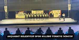 AKÇAABAT BELEDİYESİ SPOR KULÜBÜ TÜRKİYE İKİNCİSİ
