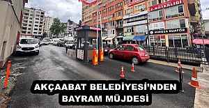 AKÇAABAT BELEDİYESİNDEN BAYRAM...