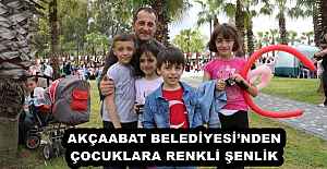 AKÇAABAT BELEDİYESİNDEN ÇOCUKLARA RENKLİ ŞENLİK