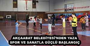 AKÇAABAT BELEDİYESİ’NDEN YAZA SPOR VE SANATLA GÜÇLÜ BAŞLANGIÇ