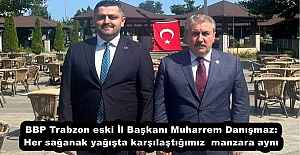 BBP Trabzon eski İl Başkanı Muharrem Danışmaz: Her sağanak yağışta karşılaştığımız  manzara aynı