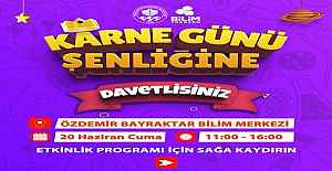 BÜYÜKŞEHİRDEN EĞLENCELİ KARNE GÜNÜ