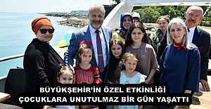 BÜYÜKŞEHİR’İN ÖZEL ETKİNLİĞİ ÇOCUKLARA UNUTULMAZ BİR GÜN YAŞATTI