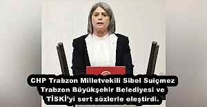 CHP Trabzon Milletvekili Sibel Suiçmez...