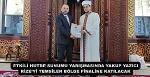 ETKİLİ HUTBE SUNUMU YARIŞMASINDA...