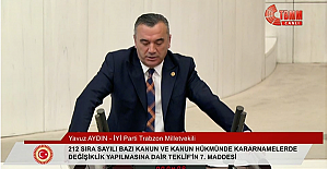 İYİ Parti Trabzon Milletvekili Yavuz Aydından sel felaketi sonrası Mecliste çağrı:  Esnafa harçlık değil, can suyu verin 