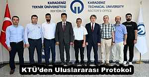 KTÜden Uluslararası Protokol