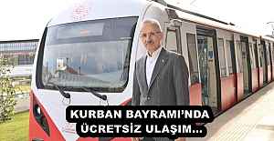 KURBAN BAYRAMINDA ÜCRETSİZ ULAŞIM…