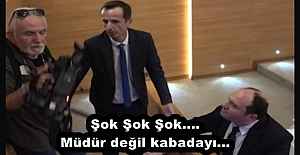 Şok Şok Şok.... Müdür değil kabadayı...