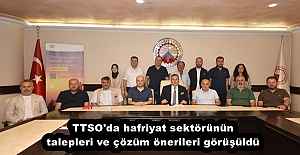 TTSO'da hafriyat sektörünün talepleri ve çözüm önerileri görüşüldü