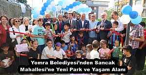 Yomra Belediyesinden Sancak Mahallesine Yeni Park ve Yaşam Alanı