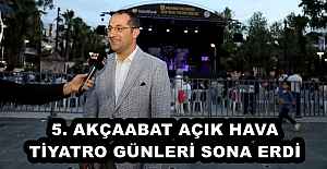 5. AKÇAABAT AÇIK HAVA TİYATRO GÜNLERİ...