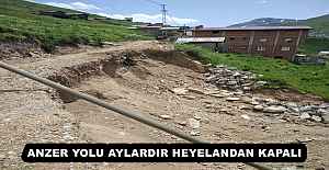ANZER YOLU AYLARDIR HEYELANDAN KAPALI