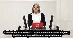 Cumhuriyet Halk Partisi Trabzon Milletvekili Sibel Suiçmez, Şehitlerin ardındaki ihmaller araştırılmalıdır
