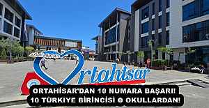 ORTAHİSAR'DAN 10 NUMARA BAŞARI! 10 TÜRKIYE BİRİNCİSİ O OKULLARDAN!