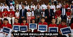YAZ SPOR OKULLARI BAŞLADI