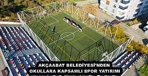 AKÇAABAT BELEDİYESİ'NDEN OKULLARA KAPSAMLI SPOR YATIRIMI